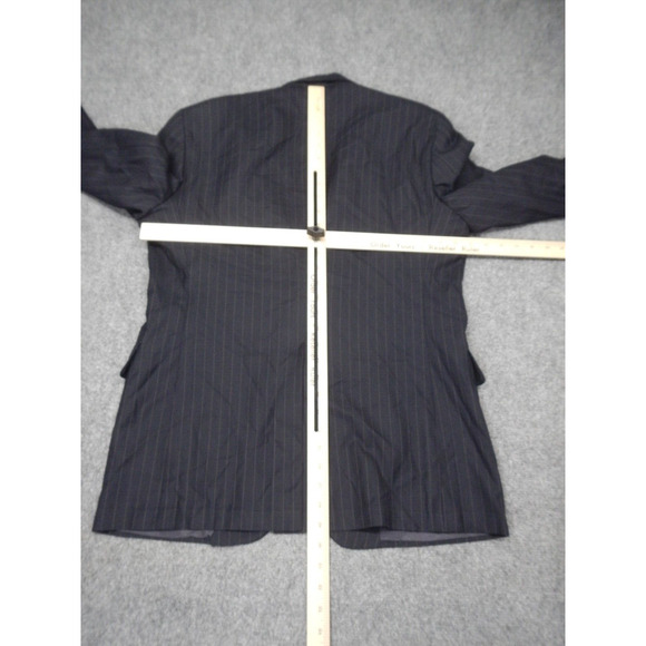 Jos. A Bank Blazer Men's Size 40R‎ Dark Blue Pinstripe Premium Collection Wool - Picture 7 of 9